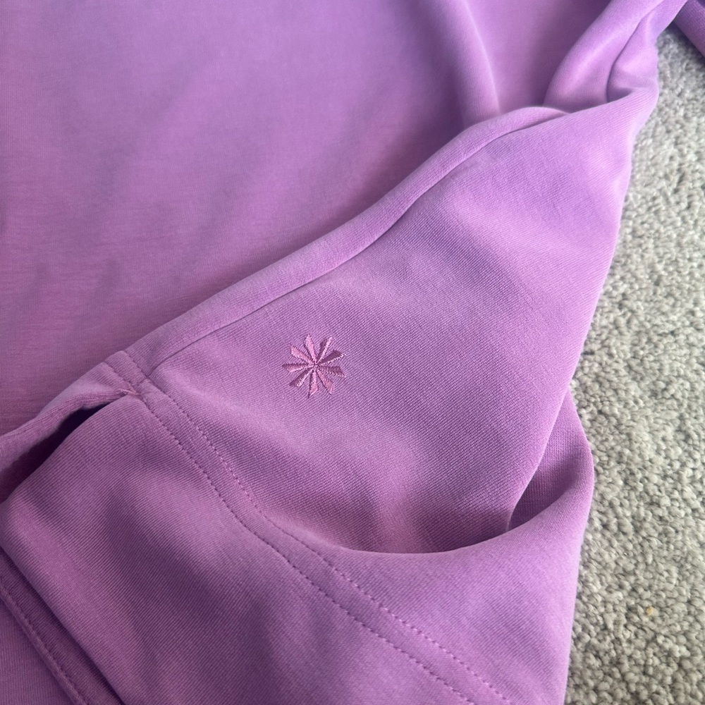 ATHLETA soft stream pink sweatshirt LARGE - Picture 3 of 4